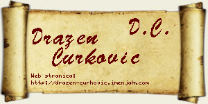 Dražen Ćurković vizit kartica
